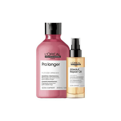 Imagem do produto Kit L'oréal Professionnel Serie Expert Pro Longer Shampoo E Óleo Loreal Professionnel