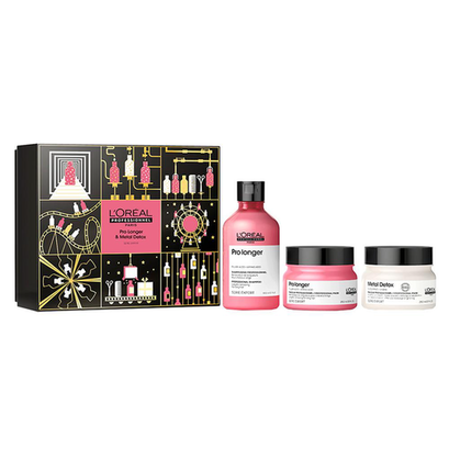 Imagem do produto Kit Lóreal Professionnel Shampoo Pro Longer 300Ml E Máscara 250G E Máscara Metal Detox 250G L'oreal Professionnel