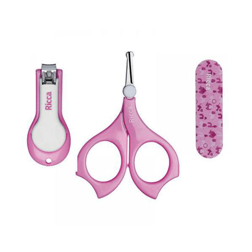 Imagem do produto Kit Manicure Baby Ricca Sortido Rosa/Azul