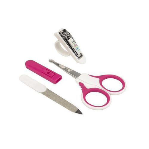 Kit Manicure Infantil Neopan Rosa 3 Peças