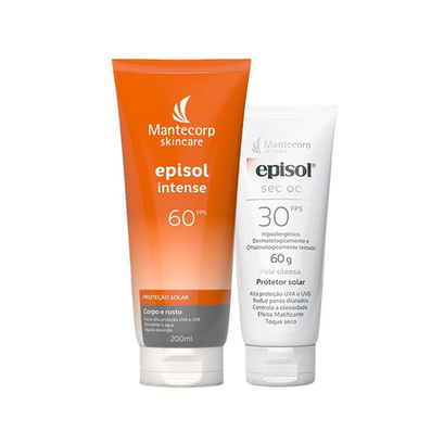 Imagem do produto Kit Mantecorp Cuidado Da Pele Protetor Solar Corporal Fps60 E Protetor Solar Facial Fps30