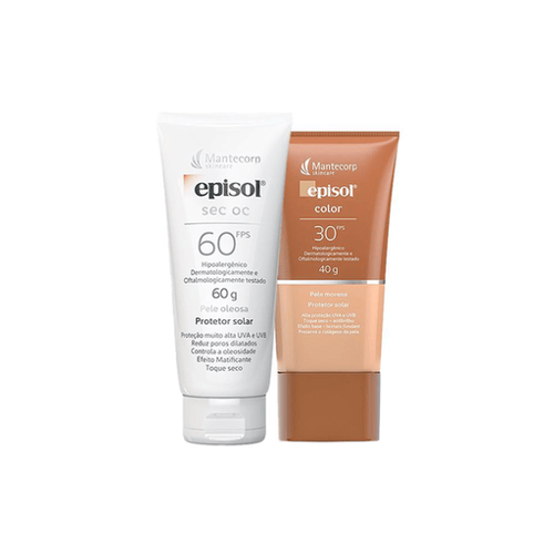 Imagem do produto Kit Mantecorp Cuidado Da Pele Protetor Solar Facial 60 E Protetor Solar Facial Fps 30 Morena