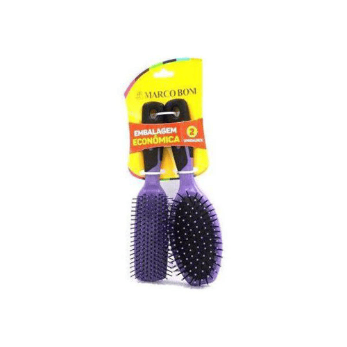 Imagem do produto Kit Marco Boni Com 2 Escovas De Cabelo Embalagem Econômica