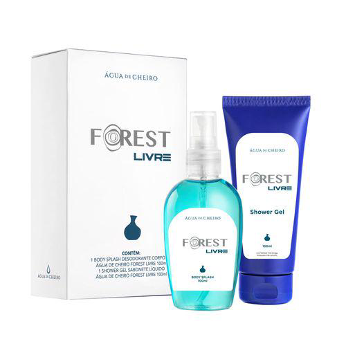 Imagem do produto Kit Masculino Forest Livre Sabonete Liquido 100Ml + Body Splash 100Ml
