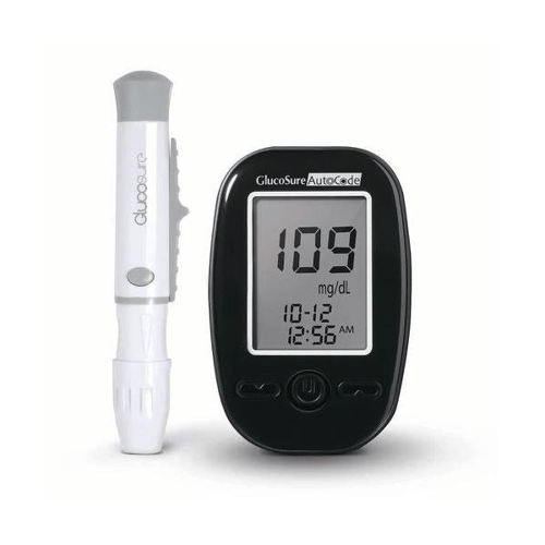 Imagem do produto Kit Medidor De Glicemia Multilaser Glucosure Preto Hc129 1 Unidade