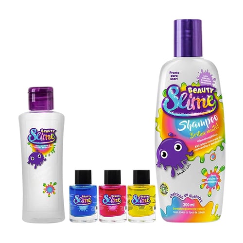 Kit Mix Beauty Slime Faça A Cor Do Seu Shampoo 1 Unidade