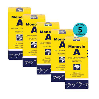 Imagem do produto Kit Monovin A Bravet 20Ml C/ 5 Unidades