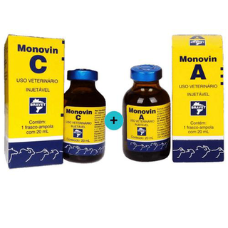 Imagem do produto Kit Monovin C 20Ml + Monovin A 20Ml Bravet