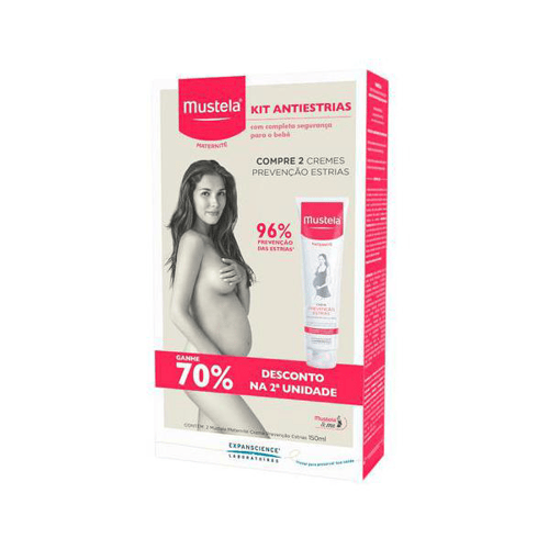 Kit Mustela Antiestria Creme 2 Unidades Com 70% Desconto No Segundo