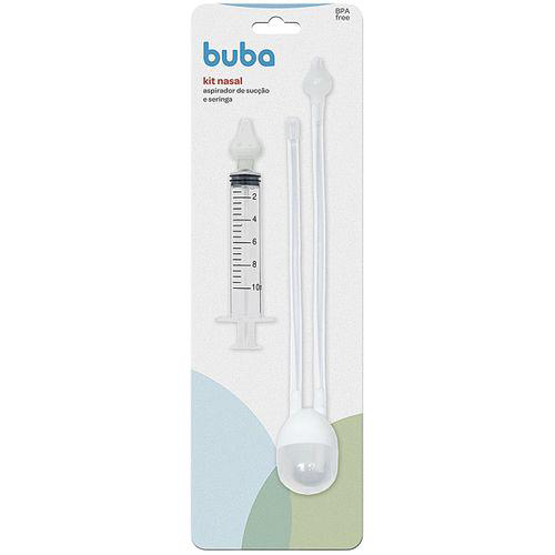 Kit Nasal Aspirador Nasal De Sucção E Seringa 6M+ Buba Buba16174 Aspirador Nasal De Sucçao E Seringa
