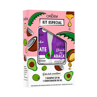 Imagem do produto Kit Nazca Origem Bomba De Abacate Shampoo 325Ml +Cond 180Ml