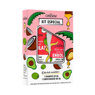 Imagem do produto Kit Nazca Origem Esse Cacho Rola Ou Enrola Sh 325+Cond 180Ml