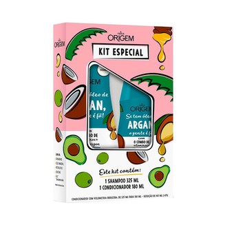 Imagem do produto Kit Nazca Origem Se Tem Argan A Gente É Fã Sh 325+Cond 180Ml