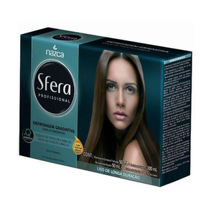 Kit Nazca Sfera Escova Progressiva Shampoo 50Ml E Loção 100Ml E Reconstrutor Capilar 50Ml