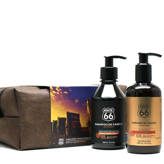 Imagem do produto Kit Necessaire Shampoo E Sabonete Líquido San Bernadino Route 66 Viking