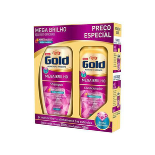 Kit Niely Gold Sh+Cond Mega Brilho 200Ml