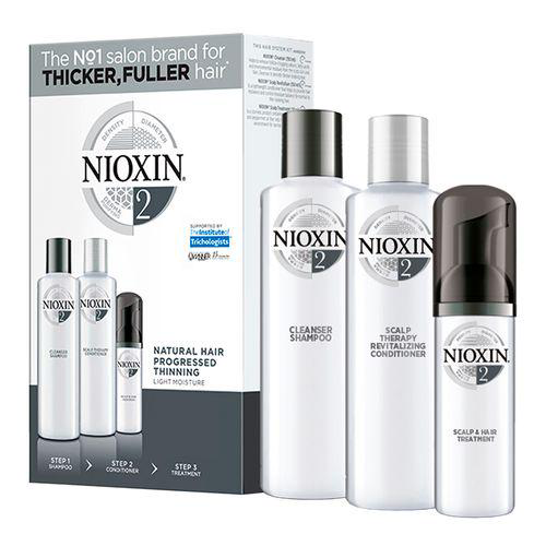 Imagem do produto Kit Shampoo Nioxin System 2 Trial Pequeno 150Ml + Condicionador 150Ml + Tratamento 40Ml