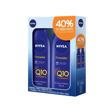 Kit Nivea Body Q10 + Vitamina C 400Ml Com 40% Desconto Na Segunda Unidade