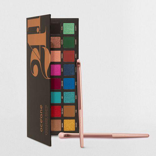 Imagem do produto Kit Paleta De Sombras 24.1 Cores + 2 Pincéis 3 Produtos