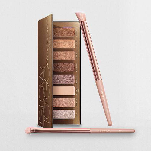 Imagem do produto Kit Paleta De Sombras Glow To Go + 2 Pincéis Para Sombras 3 Produtos