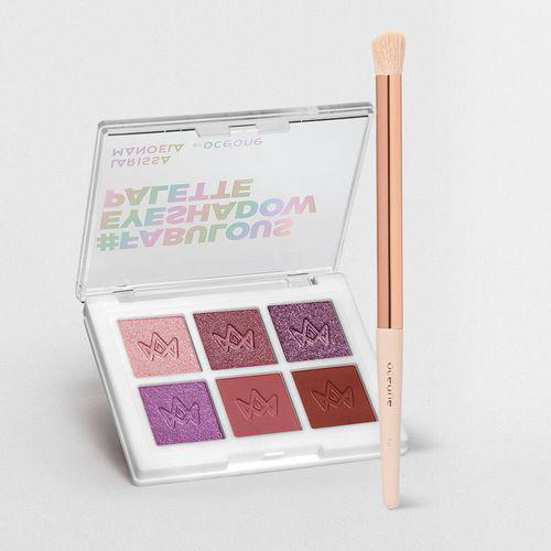 Imagem do produto Kit Paleta De Sombras Larissa Manoela By Océane + Pincel Para Sombra 2 Produtos