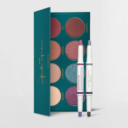 Imagem do produto Kit Paleta De Sombras On The Road + Sombra Em Bastão Rosa E Roxa + Sombra Em Bastão Dupla Prata 3 Produtos