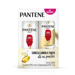 Kit Pantene Cachos Hidravitaminados Shampoo + Condicionador 175Ml + 175Ml P&G