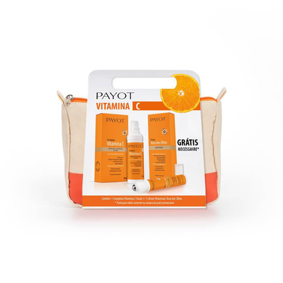 Imagem do produto Kit Payot Serum Facial Vitamina C + Area Dos Olhos 30Ml Ganhe Necessaire