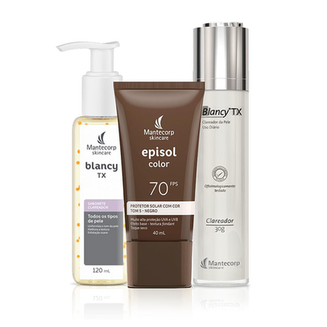 Imagem do produto Kit Pele Com Manchas Blancy Sabonete + Blancy Tx+ Episol Color Fps70 Mantecorp Skincare