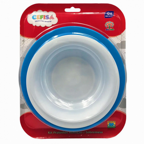 Kit Pratinhos Refeicao Sobremesa Az Cefisa