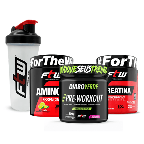 Kit Pré-Treino Amino Pre-Workout Creatina