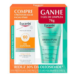 Imagem do produto Kit Protetor Solar Eurecin Oil Control Fps60 + Dermopure 75Ml