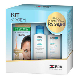 Kit Protetor Solar Isdin Fps 50 30Ml + Bath Gel Ureadin 100Ml + Loção Hidratante Ureadin 100Ml Panvel Farmácias