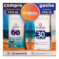 Imagem do produto Kit Protetor Solar Sunbrisa Face Fps60 60G + Protetor Solar Fps30 120G