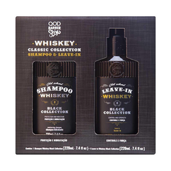 Imagem do produto Kit Qod Barber Shop Whiskey Black Shampoo Com 220Ml + Leavein 220Ml 1 Unidade