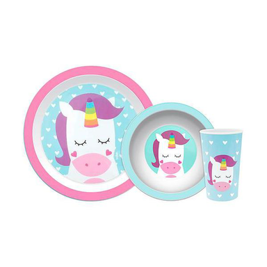 Kit Refeição Para Bebê Animal Fun Unicórnio 6M+ Buba