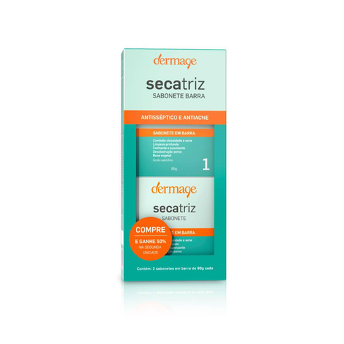 Imagem do produto Kit Sabonete Em Barra Antiacne Dermage Secatriz Com 2 Unidades 90G Cada