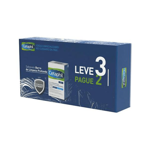 Imagem do produto Kit Sabonete Em Barra Cetaphil Limpeza Profunda 127G 3 Unidades