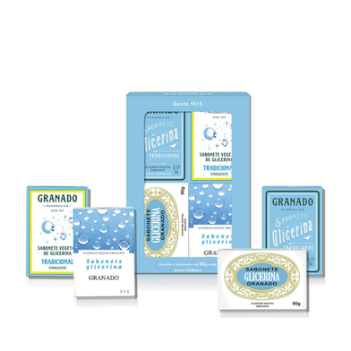 Imagem do produto Kit Sabonete Em Barra Glicerina Granado Tradicional 4 Unidades De 90G Cada 4 Unidades