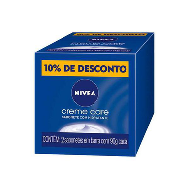 Imagem do produto Kit Sabonete Hidratante Nivea Creme Care 90G 2 Unidades