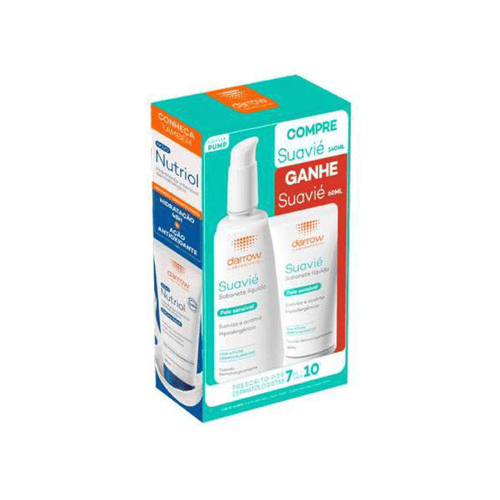 Imagem do produto Kit Sabonete Líquido Darrow Suaviã© 140Ml Ganhe Embalagem 60Ml