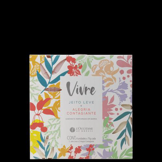 Imagem do produto Kit Sabonete Loccitane Vivre 4 Unidades 2 Jeito Leve + 2 Alegria Contagiante