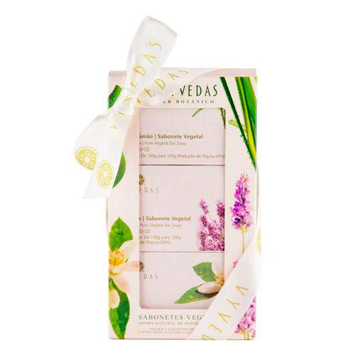 Imagem do produto Kit Sabonetes Em Barra Vyvedas Capim Limão E Lavanda 3 Unidades