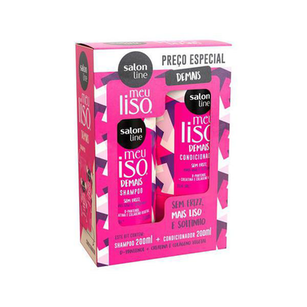 Imagem do produto Kit Salon Line Meu Liso Demais Shampoo + Condicionador Com 200Ml Cada 1 Unidade