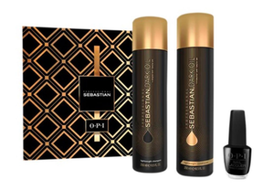 Imagem do produto Kit Sebastian Professional Dark Oil Opi Black 3 Produtos