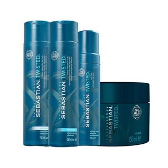 Imagem do produto Kit Sebastian Professional Twisted Shampoo E Condicionador E Máscara E Mousse