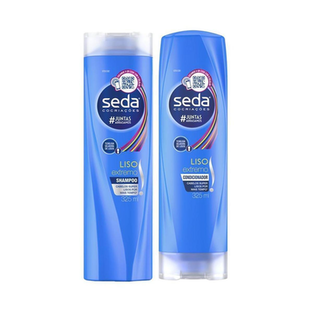 Imagem do produto Kit Seda Shampoo + Condicionador Liso Extremo 325 Ml