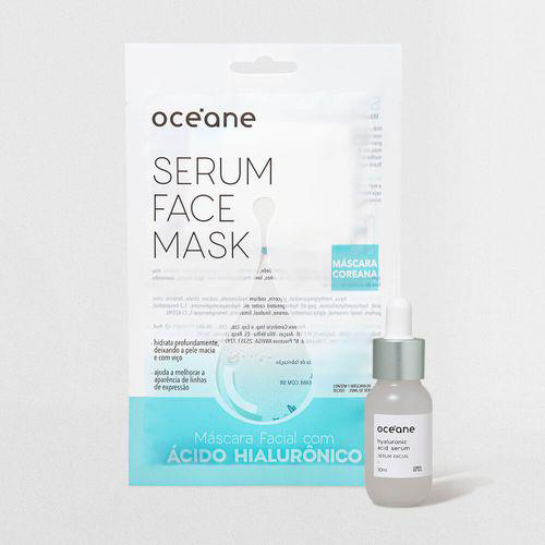 Imagem do produto Kit Sérum Facial Com Ácido Hialurônico + Máscara Facial 2 Produtos