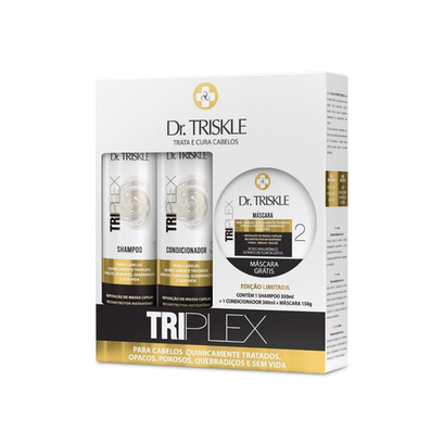 Imagem do produto Kit Shampoo 300Ml + Condicionador 300Ml + Máscara 150G Dr Triskle Triplex