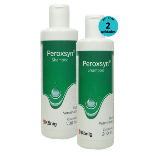 Imagem do produto Kit Shampoo Antibacteriano E Antisseborreico Peroxsyn König 200Ml 2 Unidades